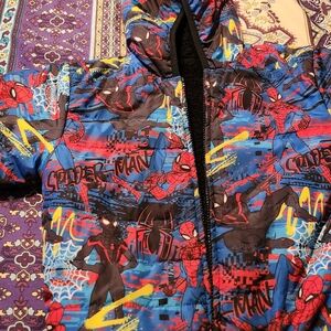 Reversible Spiderman coat